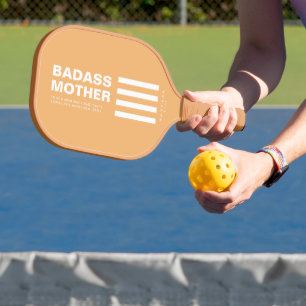 MODERN BADAS MOM LIFE FATHER'S DAY FOR SINGLE MOM PICKLEBALL PADDLE