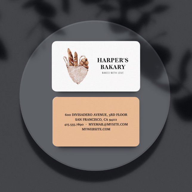 Modern Bakery Professional Logo Business Card (Creator Uploaded)