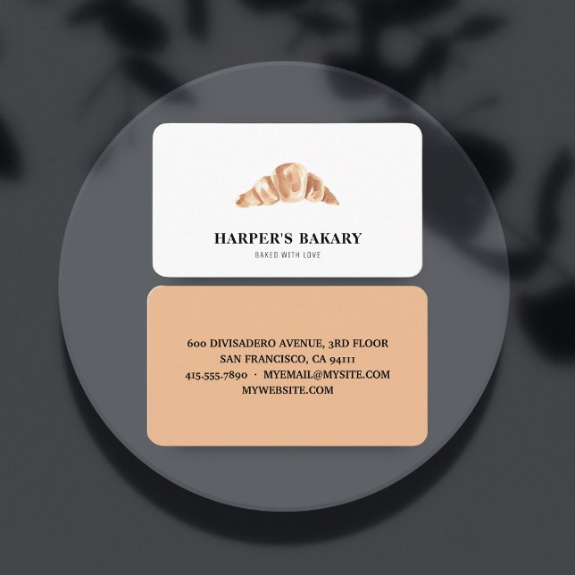 Modern Bakery Professional Logo Business Card (Creator Uploaded)