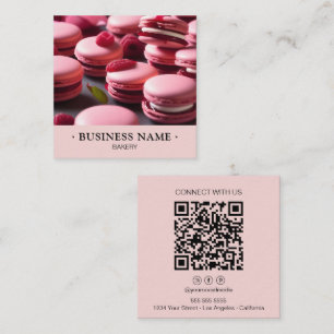 Modern Bakery Square Business Card