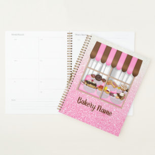 Modern Bakery Window Pastry Sweets   Planner