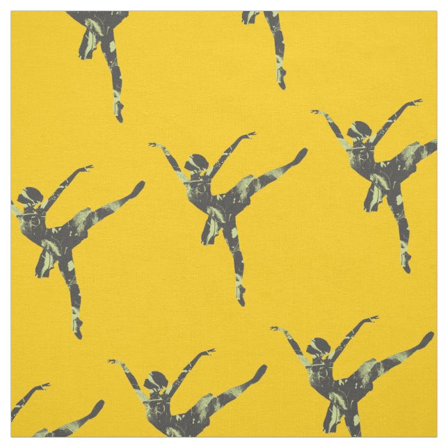 Modern ballet dancer modern dance fabric (Swatch)