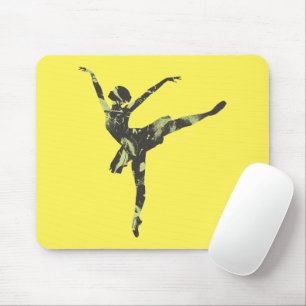 Modern ballet dancer modern dance mouse pad