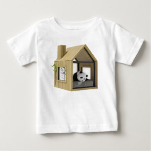 Modern Bamboo and Glass Tiny House Baby T-Shirt
