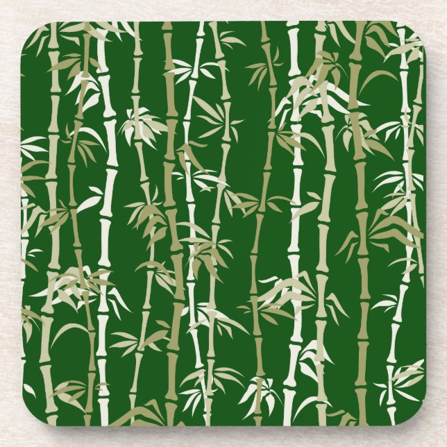 Modern Bamboo Trees Coaster (Front)