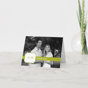 Modern Band Thank You Cards (Lime)