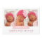 Modern Banner Baby Girl Photo Birth Announcement
