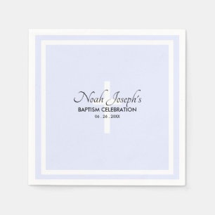 Modern BAPTISM Event Paper Party Napkin
