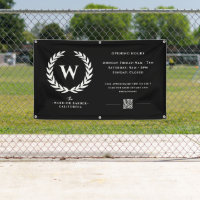 Modern Barbershop Opening Hours Banner Sign