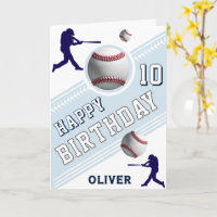 Modern Baseball Ball Player Themed Birthday 