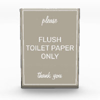 Modern Basic Beige Bathroom Septic Block