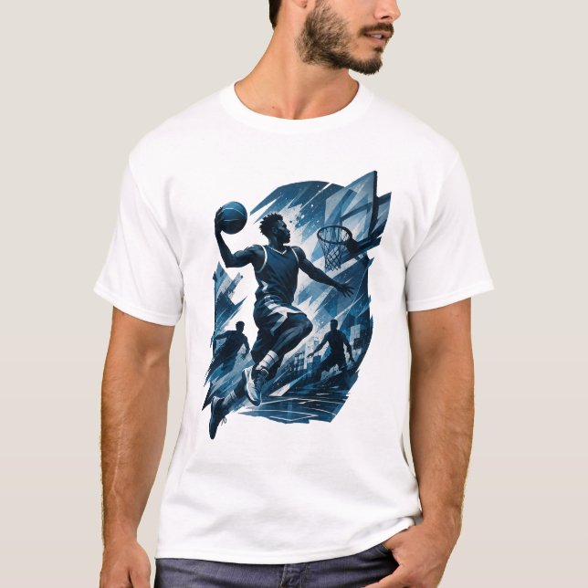 Modern Basketball | Athletic Street Style Tee  (Front)