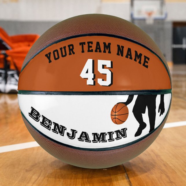 Modern Basketball with Team Name Number (Creator Uploaded)