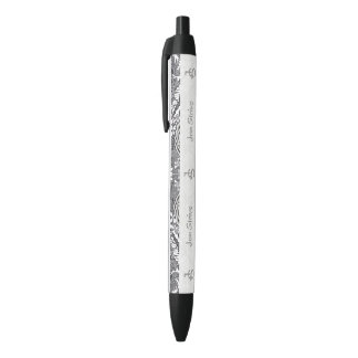 Modern BATIK Pattern Black Ink Pen