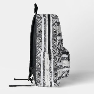 Modern BATIK Pattern Printed Backpack