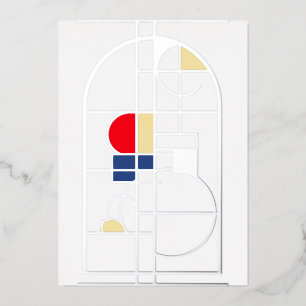 Modern Bauhaus, Blank, Silver,