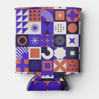 Modern Bauhaus: Bold Geometric Pattern. Can Cooler