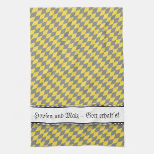 Modern Bavarian Statement Tea Towel