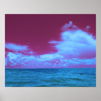 Modern Beach Art 5 Poster