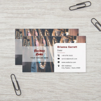 Modern bead Crafting | Simple Business Card