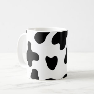 Modern Beautiful Black and White Cow Coffee Mug
