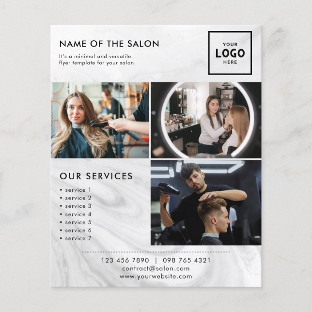 Modern Beauty Branding Design for Professionals Flyer (Front)