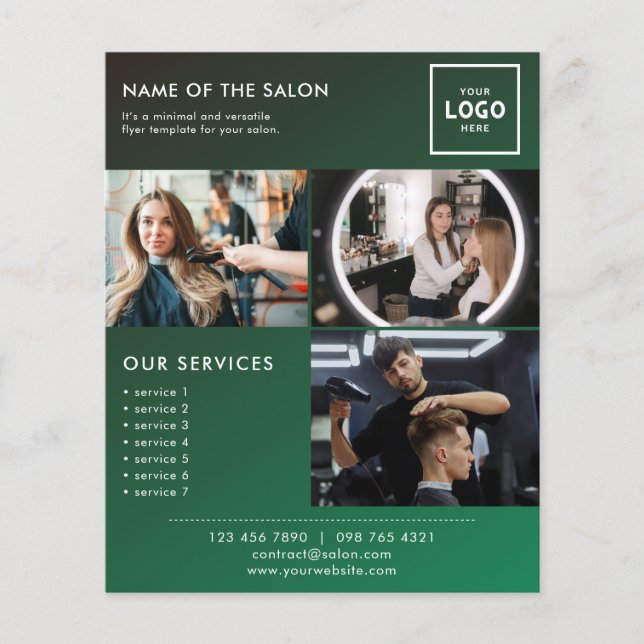 Modern Beauty Branding Design for Professionals Flyer (Front)
