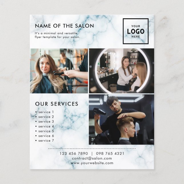 Modern Beauty Branding Design for Professionals Flyer (Front)