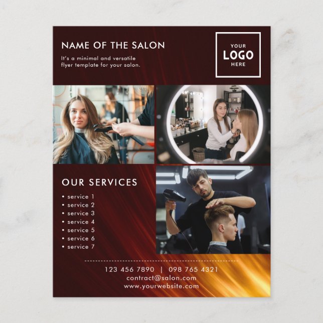 Modern Beauty Branding Design for Professionals Flyer (Front)