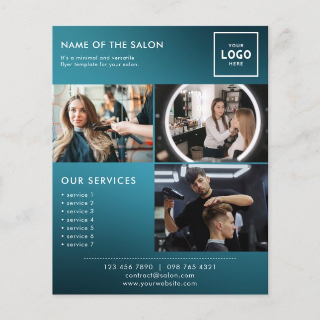Modern Beauty Branding Design for Professionals Flyer (Front)