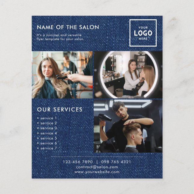 Modern Beauty Branding Design for Professionals Flyer (Front)