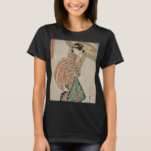 Modern Beauty in a Snowstorm - Kikukawa Eizan T-Shirt