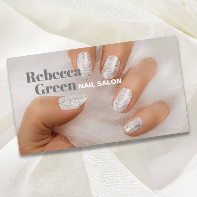 Modern beauty makeup manicure nails nail salon business card (Modern beauty makeup manicure nails nail salon business card)