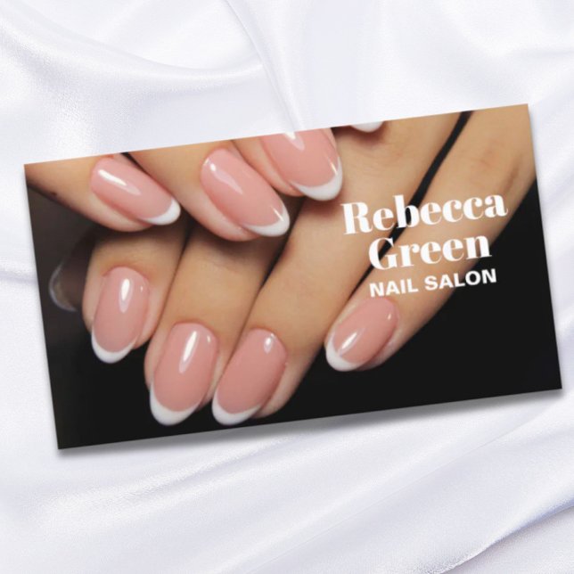 Modern beauty makeup manicure nails nail salon business card (Modern beauty makeup manicure nails nail salon business card)