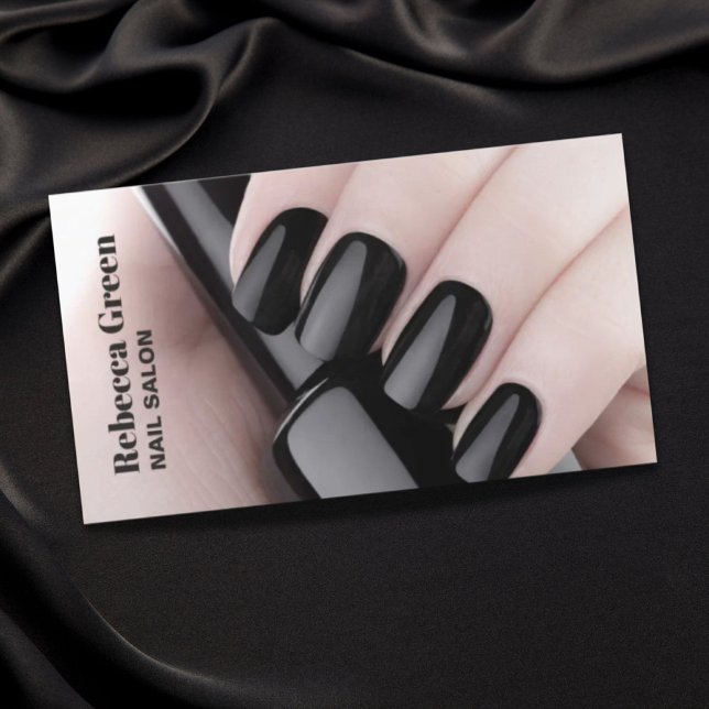 Modern beauty manicurist nail artist nail salon business card (Modern beauty manicurist nail artist nail salon business card)