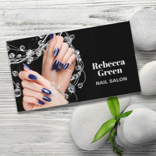 Modern Beauty Manicurist Nail Artist Nail Salon Business Card (Modern Beauty Manicurist Nail Artist Nail Salon Business Card)