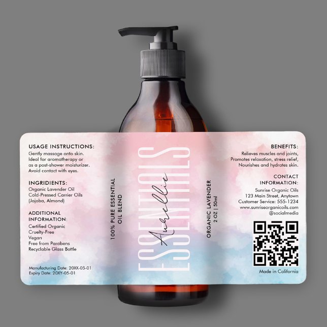 Modern Beauty Pink Blue Cloud Body Butter Product  (Modern Beauty Pink Blue Cloud Body Bath Product Label
)