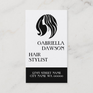 Modern Beauty Salon Hair Stylist Dresser Appointment Card