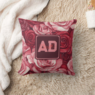 Modern Bedroom Rose Family Pillow