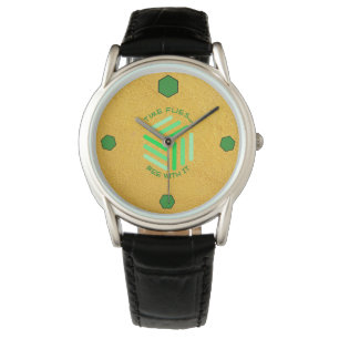 Modern Bee-Inspired Hexagon Watch