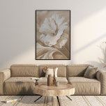 Modern Beige Flower Aesthetic Wall Art<br><div class="desc">This Modern Beige Flower Aesthetic Wall Art is a great choice for a neutral or bohemian interior. Find matching pieces in our store to create your gallery wall.</div>