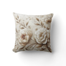 Modern Beige Flowers 22