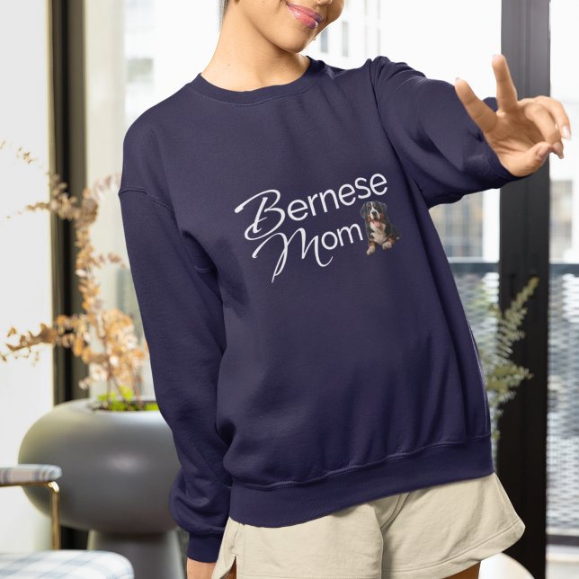 Modern Bernese Mum Gift Bernese Mountain Dog Sweatshirt (Creator Uploaded)