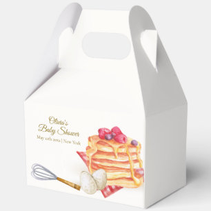 Modern Berry Pancake Egg Whisk Brunch Baby Shower Favour Box
