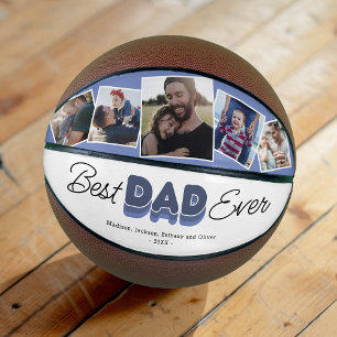 Modern “Best Dad Ever” Basketball Gift