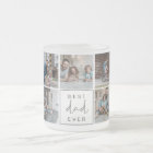 Modern Best Dad Ever Custom Photo Coffee