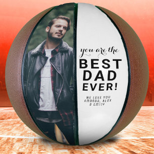 Modern Best Dad Ever Father`s Day Photo  Basketball