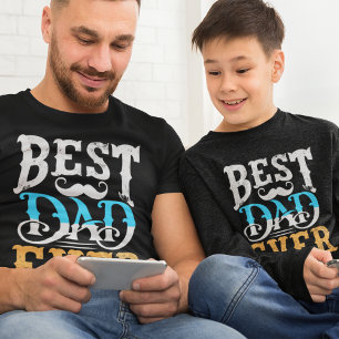 Modern Best Dad Ever Father's Day Daddy T-Shirt