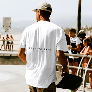 Modern Best Dad Ever Father's Day from Daughter T-Shirt