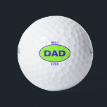 Modern Best Dad Ever Green Happy Fathers Day Golf Balls<br><div class="desc">Modern Best Dad Ever Green Happy Fathers Day design Golf Balls  for the cool papa golfer.</div>